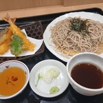あじまし亭 - 天ざるそば＠￥1,080円