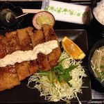 花吉祥 - 2015.03.10　1080円　特大チキン南蛮定食