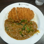 CoCo壱番屋 - キーマカレー(ロースカツ、ほうれん草トッピング)