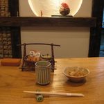 いもせ - 揚げ蕎麦と蕎麦茶(2014.03)