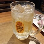 牛舞 ホルモン焼肉酒場 - メガ角ハイボール
