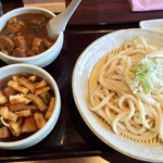 麦の蔵 - 肉汁うどん(並) 730円＋ミニカレー丼180円