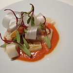 ライラ - 仏産ホワイト・アスパラ チョリソー チンタセネーゼの背脂 トマト