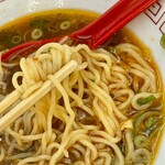 ラーメン 篠寛 - 麺のアップ