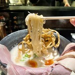 鶏Soba 座銀 - クリーミーなスープに上品な細麺