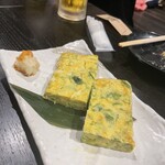 島の猿 - アーサ入り卵焼き
