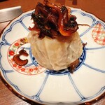 中国菜ジャッカル - 糸島豚とハタケシメジ焼売　マッシュルーム醤のせ