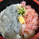 あじや - 生しらす＆生桜海老丼