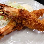 あじや - 有頭大海老フライ定食