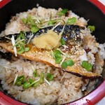 あじや - 焼きサバ飯
