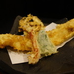 手挽きそば 一心 - あなご天ぷら☆