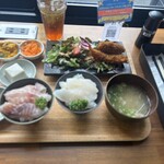 サカナとニク オモカジキッチン - オモカジセット（白ごはん）