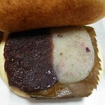 丹坊 - 桜入りの白あんとつぶあん