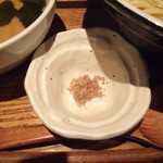 麺と心 7 - 限定：雲丹白湯のつけそば～帆立出汁の浸し麺style～(岩塩)