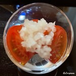 団欒 かとう - アメーラトマトと新玉葱のマリネ