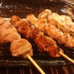 とりかわ粋恭 ハツ＆肝＆せせり＆鶏身 fromグリーンロール