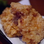焼鳥　月 - ４００えん『から揚げハーフ(２ピース)』2015年3月