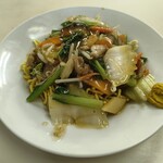 千成亭 - かた焼きそば650円