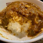 光来 - 茶碗豚カレー断面