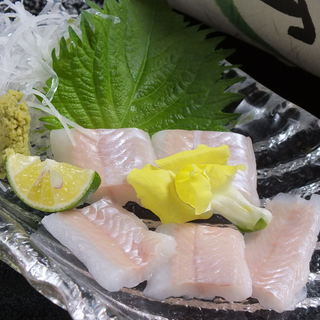 Conger eel sashimi