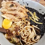 文殊 - うどんの麺の表情。