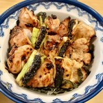 やき鳥 宮川 - かしわ丼 ※ねぎま三本