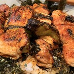 鳥将 - 料理写真:焼鳥丼　ズーム