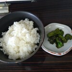 たか島 - もやしそば 1000円 小ライスセット 250円