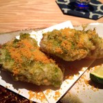 Kinumura - 牡蠣磯辺揚げカラスミパウダー