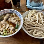 大助うどん - 料理写真:肉たぬきうどん　つけ(中)1600円