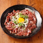 焼肉 おとぼけ - 炙りユッケ
