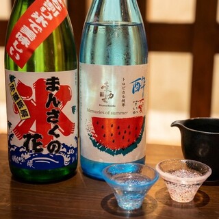 こだわりの日本酒や焼酎で至福のひとときを