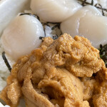 正立食堂 - ウニ・ホタテ丼　2,600円