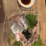 地鶏と旬菜 いとう - お刺身は仕入れによって内容が変わります。