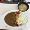 キッチン南海 - カツカレー（ご飯少なめ）