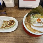ゐをり - うま塩ラーメンとしそ餃子