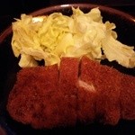 とんかつ山本 - 『ろーすかつ定食』(1900円) 付出し、豚汁、ライス付～♪(^o^)丿