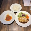 キッチン ロックポット - R8.5  日替わりランチ・チキンピカタ　ミニバーグ