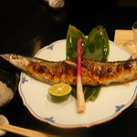 割烹 津乃 - 一番漁獲の特大秋刀魚