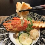 日光星の宿　宵むらさき - 伊勢海老のポアレ