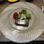 日光星の宿　宵むらさき - 花豆のブラウニー