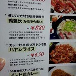 ドライブイン赤尾(仮) - 今回はカレーをいただきましたがハヤシも美味しそうでした