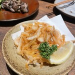 越前鮮魚と炭火焼き 炭と魚 - 白エビサクサク揚げ❤︎