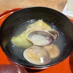 京都和久傳 - 碗物 丸茄子碗 浅利玄米出汁