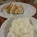 中華そば 麺や食堂 - 餃子らいす￥340(税別)