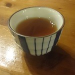 中華そば 麺や食堂 - 反則 ！  (餃子後の？)お口直し おちょこ烏龍茶w