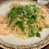 炭火イタリアンNadegata - 青じそと小海老のぺぺロンチーノ
