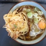 文殊 - 天玉そば(430円)