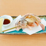 絶景レストラン うずの丘 - 本日の地魚丸ごと唐揚げ一品