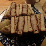 ルーエプラッツ ツオップ - 2015年3月：相方が頼んだカツサンド